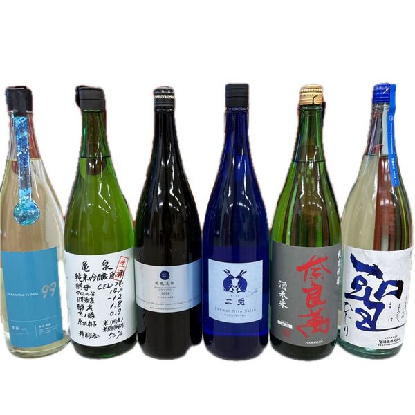 え15 一升瓶6本 各蔵の最新詰め又は飲み頃のお酒