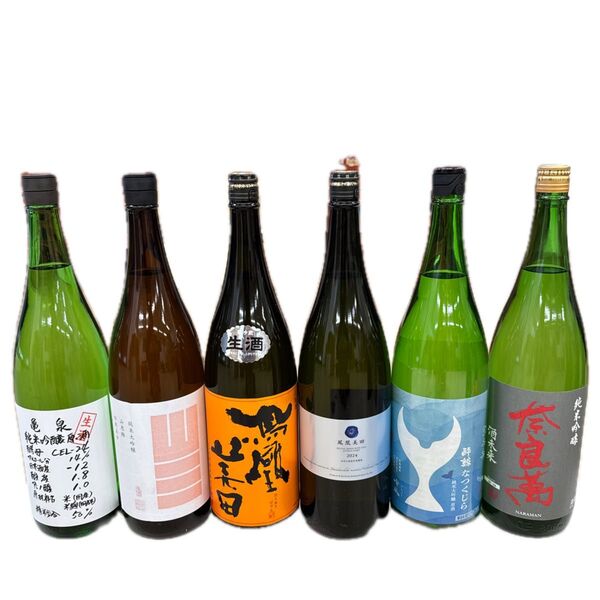 え16 一升瓶6本 各蔵の最新詰め又は飲み頃のお酒