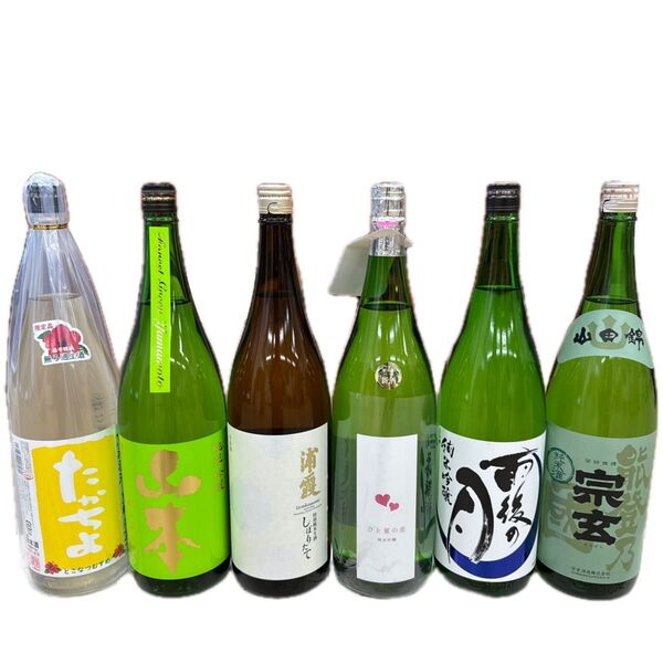 え22 一升瓶6本 各蔵の最新詰め又は飲み頃のお酒