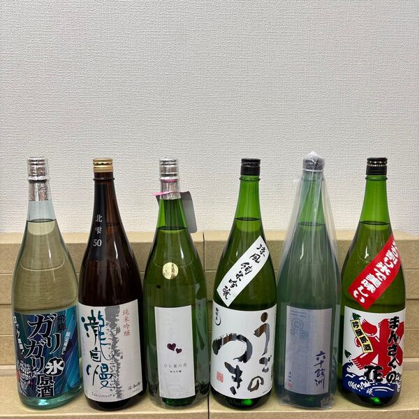 B5 夏の酒!一升瓶6本 各蔵の最新詰め又は飲み頃のお酒