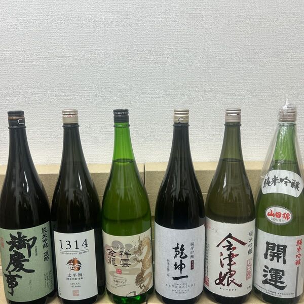 大特価!B30 純吟一升瓶6本 各蔵の最新詰め又は飲み頃のお酒