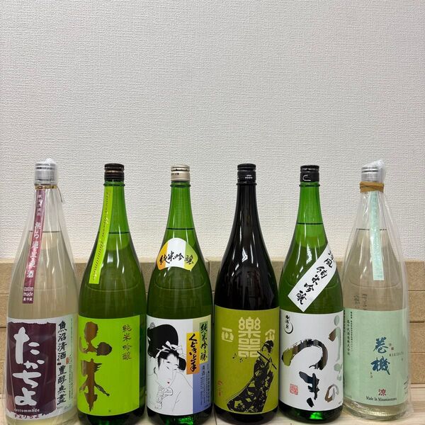 S7 一升瓶6本 各蔵の最新詰め又は飲み頃のお酒