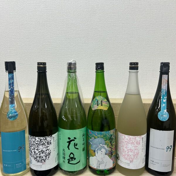 A5 鳳凰美田と寒菊と、一升瓶6本 各蔵の最新詰め又は飲み頃のお酒