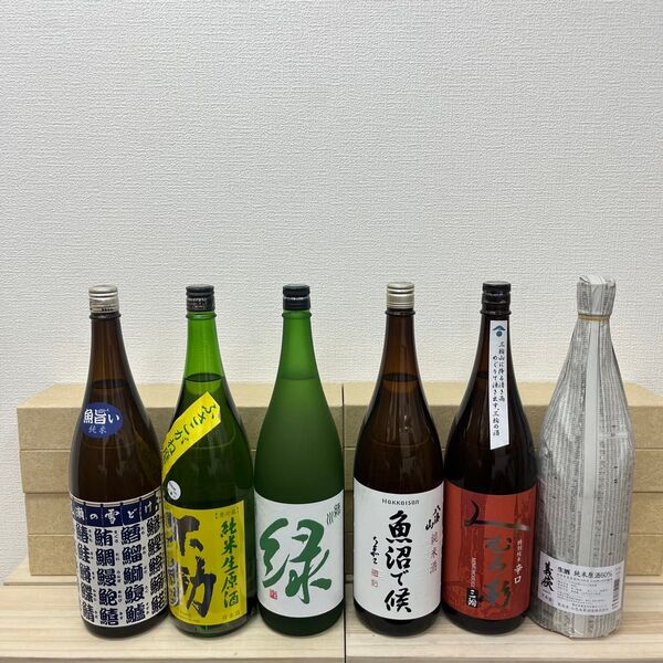 D4 一升瓶6本 製造月は二枚目以降に記載