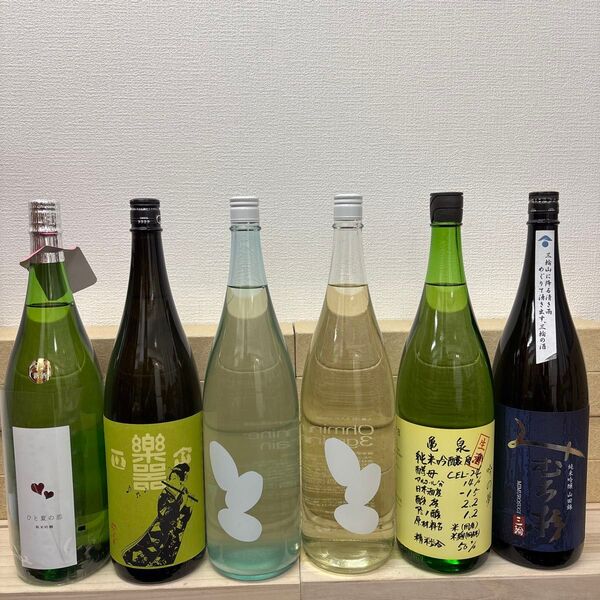 M4 一升瓶6本 製造月は二枚目以降に記載