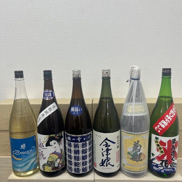 J3 一升瓶6本 製造月は二枚目以降に記載