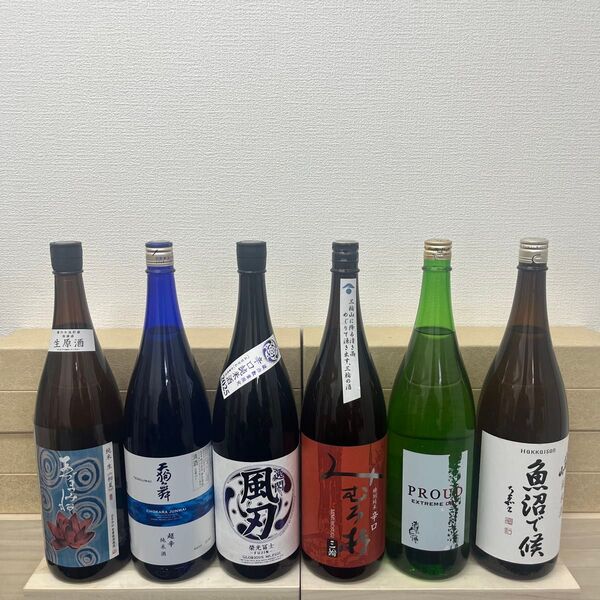 J9 一升瓶6本 製造月は二枚目以降に記載