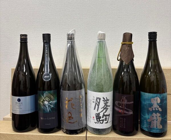 M1 一升瓶6本 各蔵の最新詰め又は飲み頃のお酒