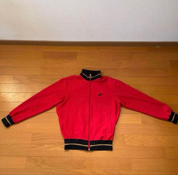 80s 日本製 紺タグ NIKE トラックジャケット 短丈
