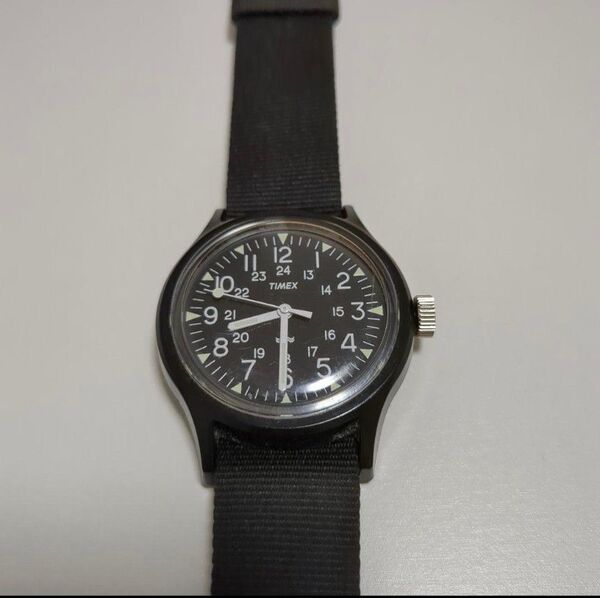 TIMEX ブラック アナログウォッチ