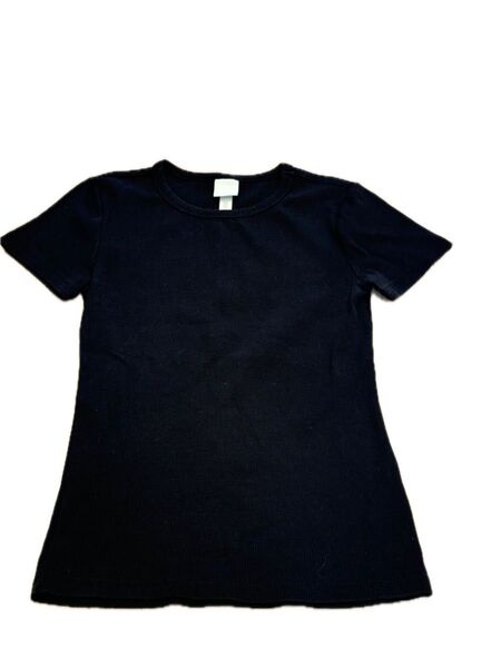 Tシャツ 半袖Tシャツ 半袖 ブラック 黒 h&m H&M トップス カットソー 半袖カットソー