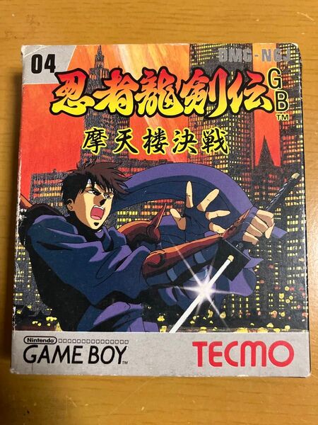 【ソフト説明書美品】 忍者龍剣伝 ゲームボーイソフト TECMO 動作確認済み