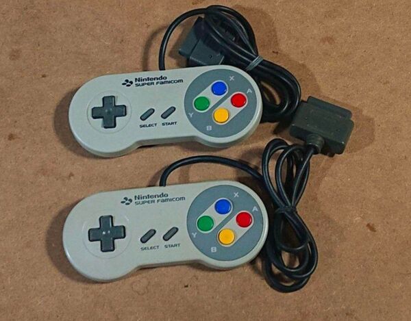 スーパーファミコン コントローラー2個 SFC ニンテンドー純正品