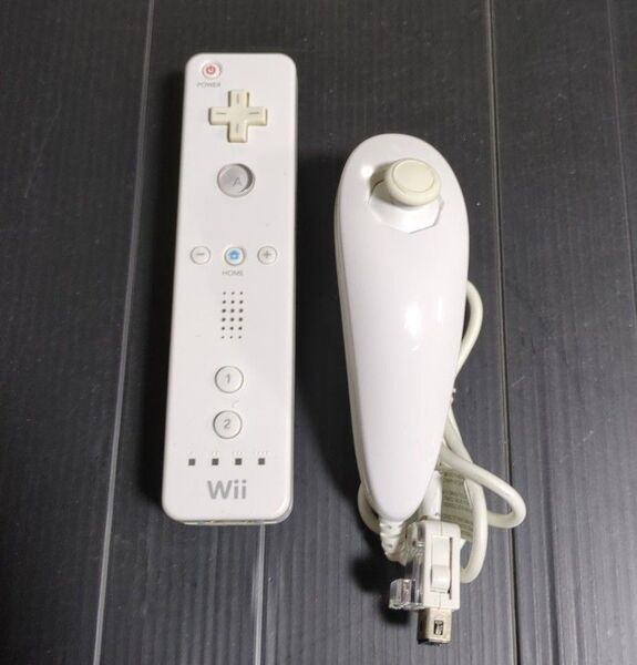 Wii リモコン ヌンチャクセット白 ホワイト 任天堂純正品
