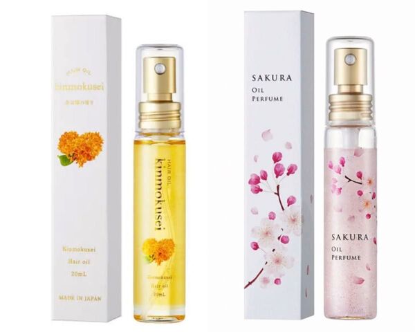 デイリーアロマ 金木犀ヘアオイル 20ml サクラオイルパフューム 2個セット