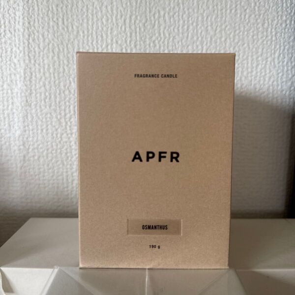 【新品未使用】 秋限定 APFR アポテーケフレグランスキャンドル OSMANTHUS 金木犀