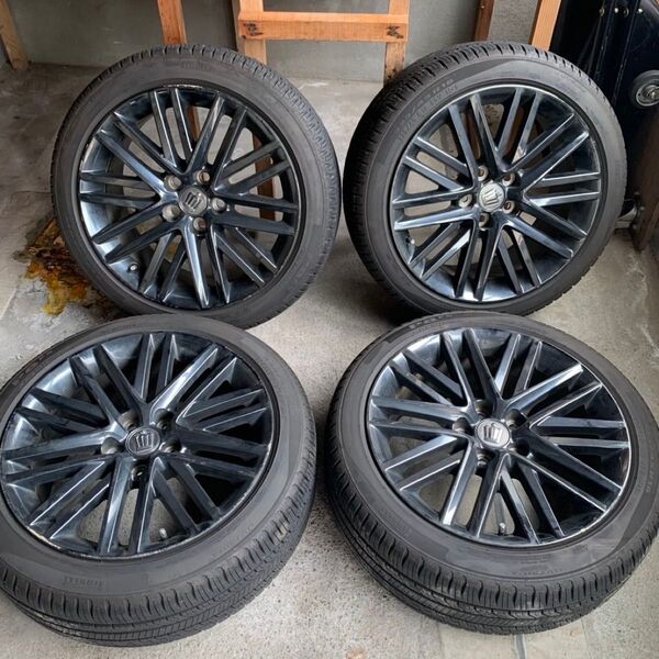クラウン210系純正18インチ+225/45R18タイヤセットPirelli ピレリ トヨタ