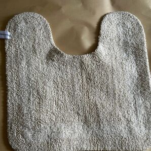 ロンドンWOOLWORTH◆新品未使用タグ付き◆両面トイレ用マット◆オフホワイト◆ 100%コットン