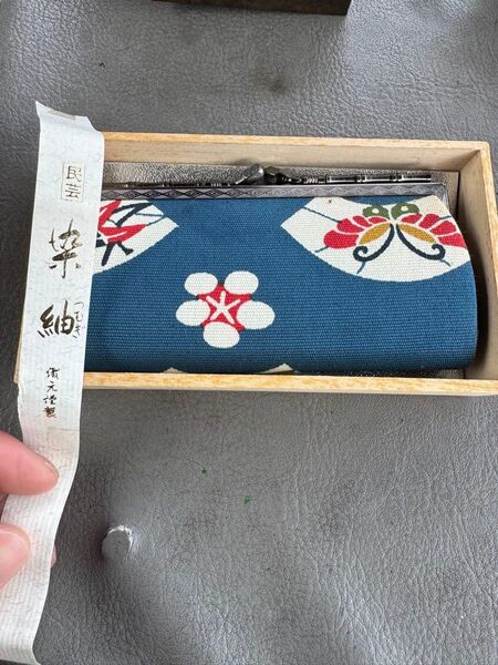 がま口財布 財布 民芸