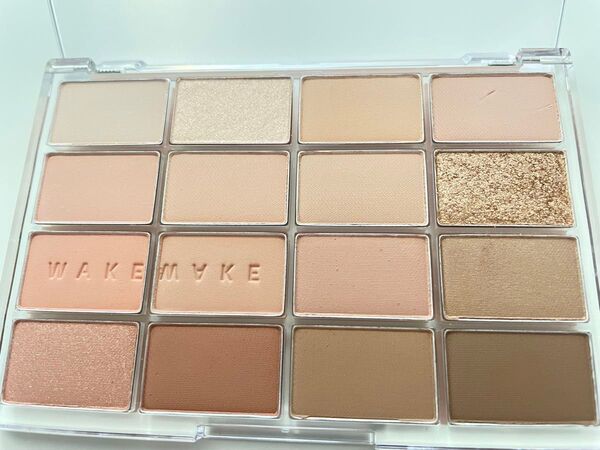 WAKEMAKE アイシャドウパレット 05 ミューテッドコーラル ブラーニング