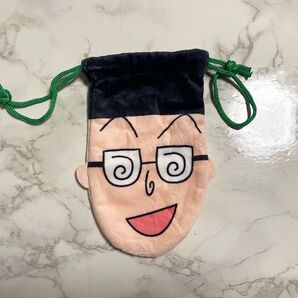 丸尾くん ちびまる子ちゃん ぬいぐるみ巾着2 ガチャガチャ