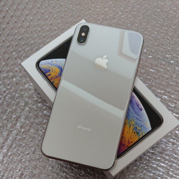 ◆外装美品◆iPhoneXS Max 256GB◆シルバー◆ジャンク◆部品取り◆SIMフリー◆