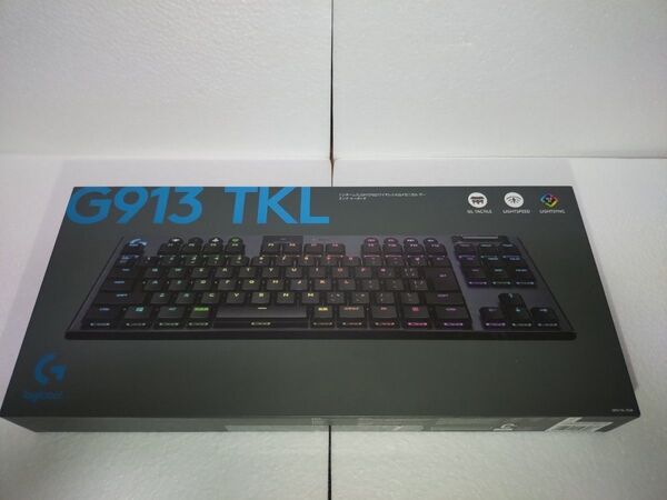【新品・未開封】Logicool テンキーレスゲーミングキーボード タクタイル G913-TKL-TCBK (ブラック)