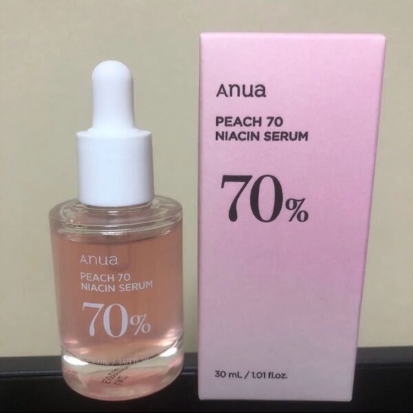 新品未使用☆ANUA アヌア 桃70%ナイアシンセラム ナイアシンアミド 美容液 韓国コスメピーチ