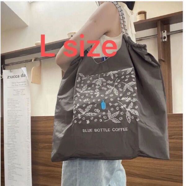 新品未使用☆Ball&Chain ×ブルーボトルコーヒー Lサイズ 折りたたみエコバッグ コンパクト収納トートバッグ