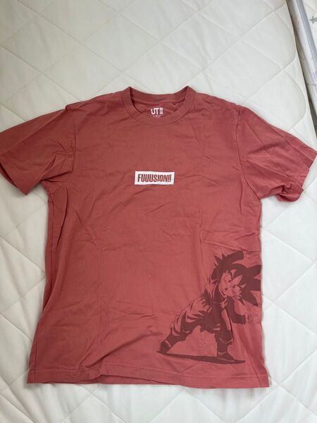 ユニクロ ドラゴンボール UT FUUUSION!! Tシャツ ピンク Mサイズ