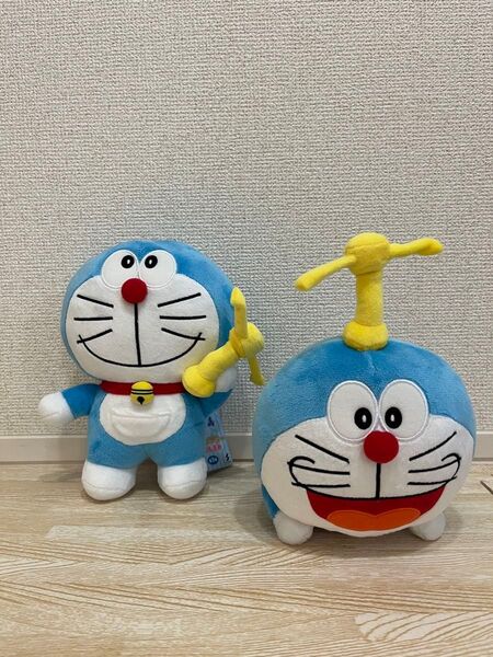 【新品タグ付】ドラえもん 回るタケコプターぬいぐるみ 2種