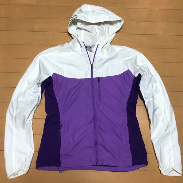 (最終値下げ)NIKE ウィンドブレーカー レディース ホワイト×パープル