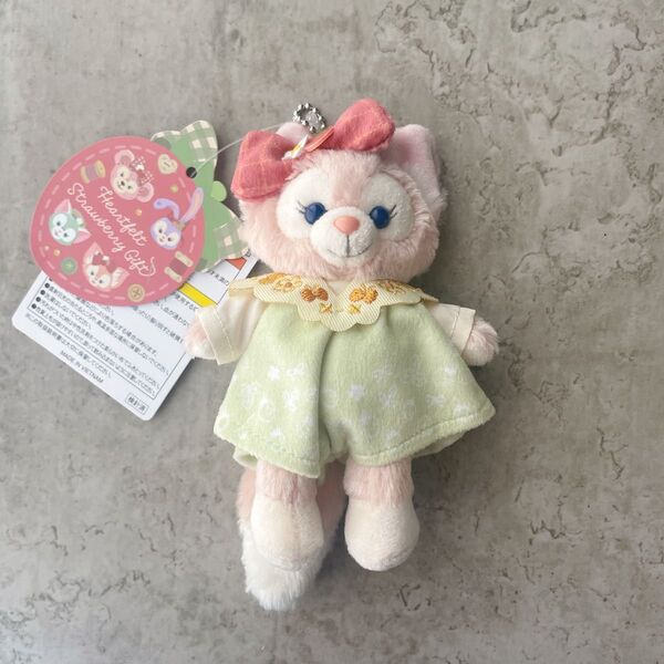 リーナベル ハートフェルトストロベリーギフト ぬいぐるみバッジ TDS 東京ディズニーシー タグ付