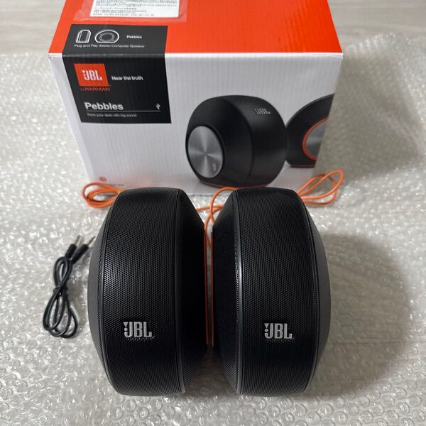 【美品】JBL Pebbles バスパワードスピーカー ブラック