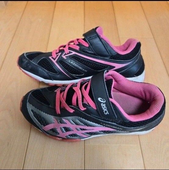 【中古】アシックス レーザービーム 上履き 体育館シューズ アシックス js jc 21.0cm スニーカー