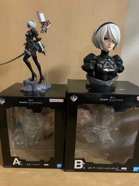 一番くじ NieR:Automata A賞 2Bフィギュア B賞 2B アートスケールフィギュア 開封品 おまけ付