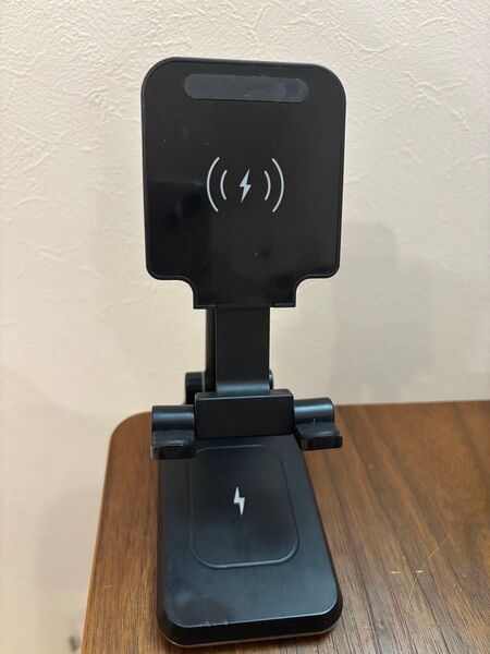 SUKEY ワイヤレス充電器 2 in1急速充電 最大20W出力 スマホスタンド