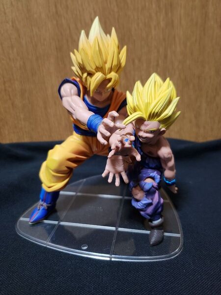 ドラゴンボール ドラマティックショーケース 孫悟空 孫悟飯 親子かめはめ波 プライズ フィギュア