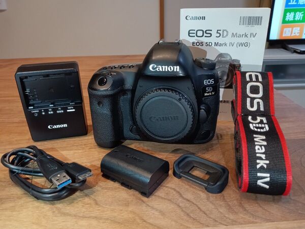 完動良品 Canon EOS 5D MarkⅣ Mark4 ボディ 取扱説明書付属【初期不良返金保証付き】