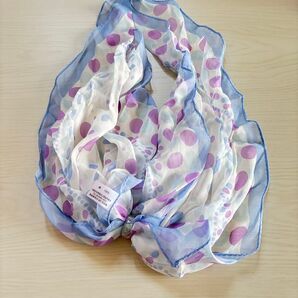 スカーフ 水玉