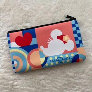 【非売品】ディズニー ポーチ ミニーマウスルーム アンバサダーホテル