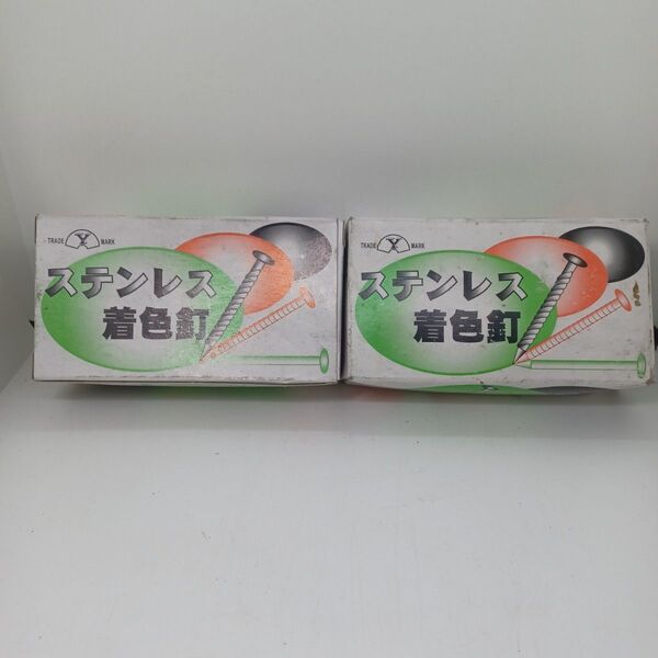 【新品】ステンレス焼杉用釘 つや消し黒 14×38㎜ 2kg 約2000本セット