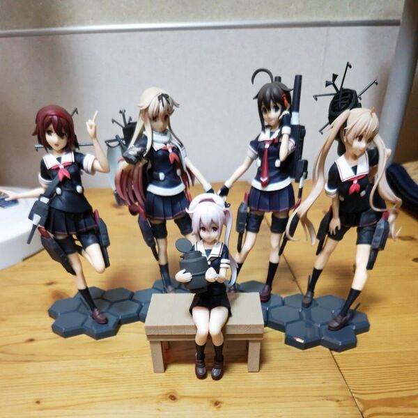 艦これ 白露型駆逐艦フィギュア5隻セット