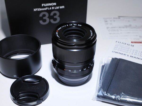 Fujifilm フジノン XF 33mm F1.4 R LM WR 単焦点レンズ