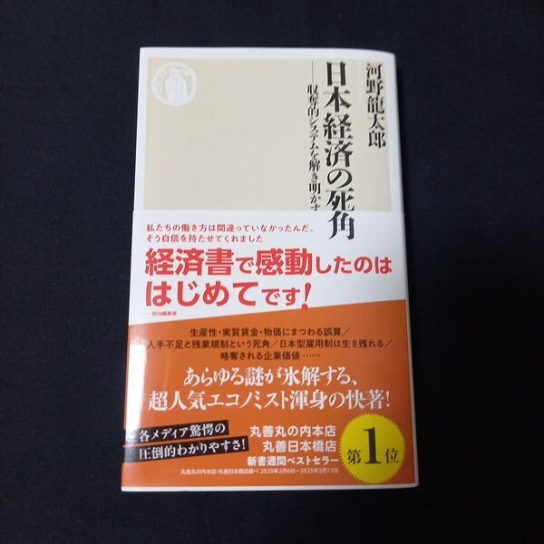 日本経済の死角 収奪的システムを解き明かす 河野龍太郎著 ちくま新書