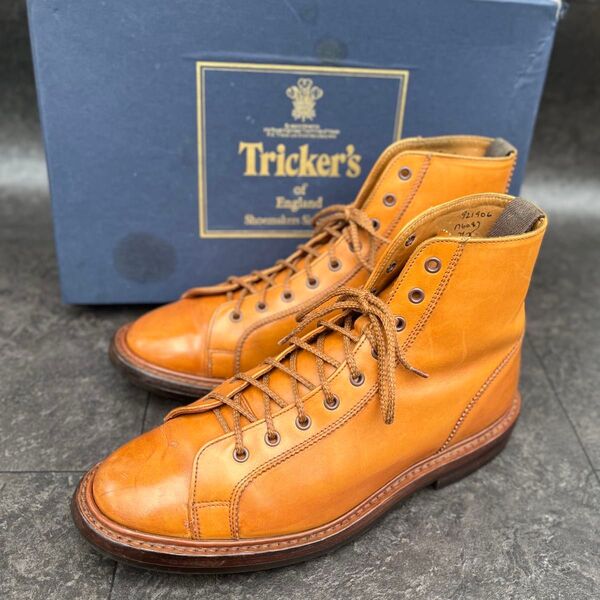 英国ロイヤルワラント《Tricker's》6087モンキーブーツ 7.5-5【付属品有り】