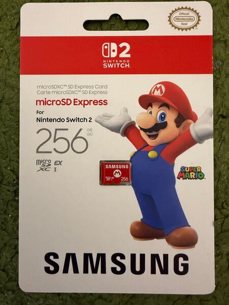新品 Switch2 マイクロSDカード microSD Express 256GB Samsung