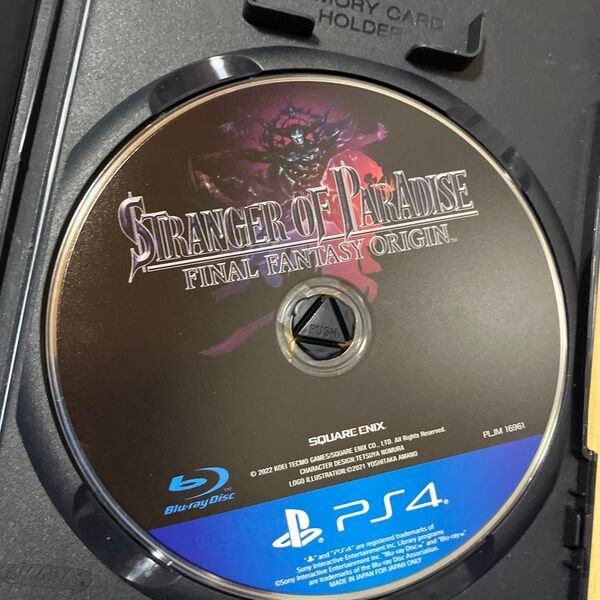 STRANGER OF PARADISE FINAL FANTASY ORIGIN PS4 ディスクのみ