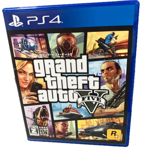 PS4 グランド・セフト・オートV チラシ説明書地図付き