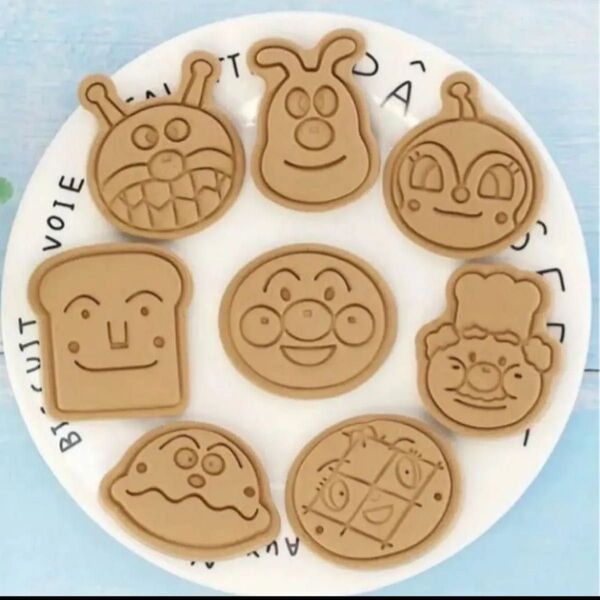 アンパンマン クッキー型 粘土 クッキー バイキンマン お弁当 キャラ弁 お粘土遊び 粘土 ベビー大喜び